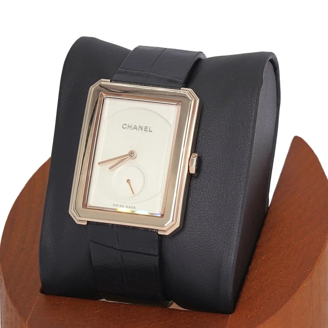 CHANELスレットウォッチ Chanel Boy-Friend H6589 18K Beige Gold Swiss Made Watch Full Set