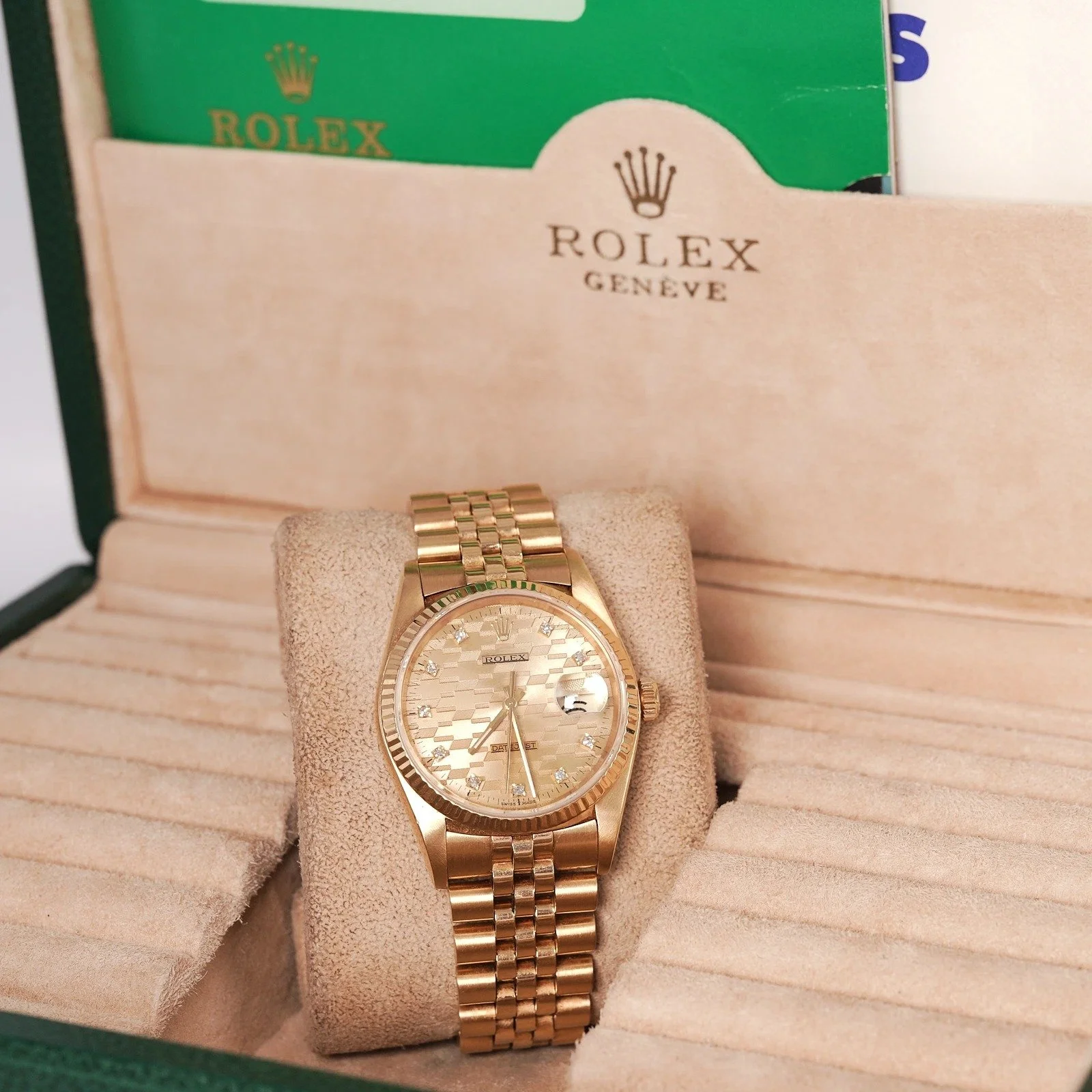 Rolex Datejust 36mm Chevrolet Full Set
