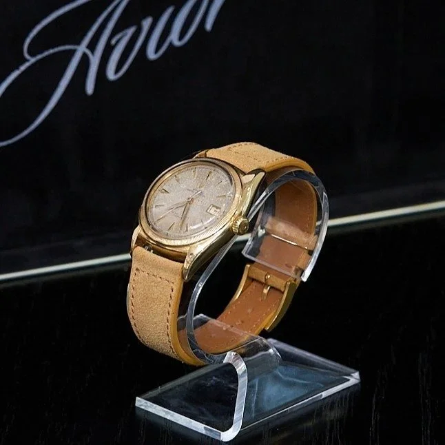 Rolex Oyster Perpetual Date 36mm 18K Yellow Gold Ref 6105 Automatic Vintage 1952 | Early Oyster Perpetual | Solid 18K Gold | Chronometer