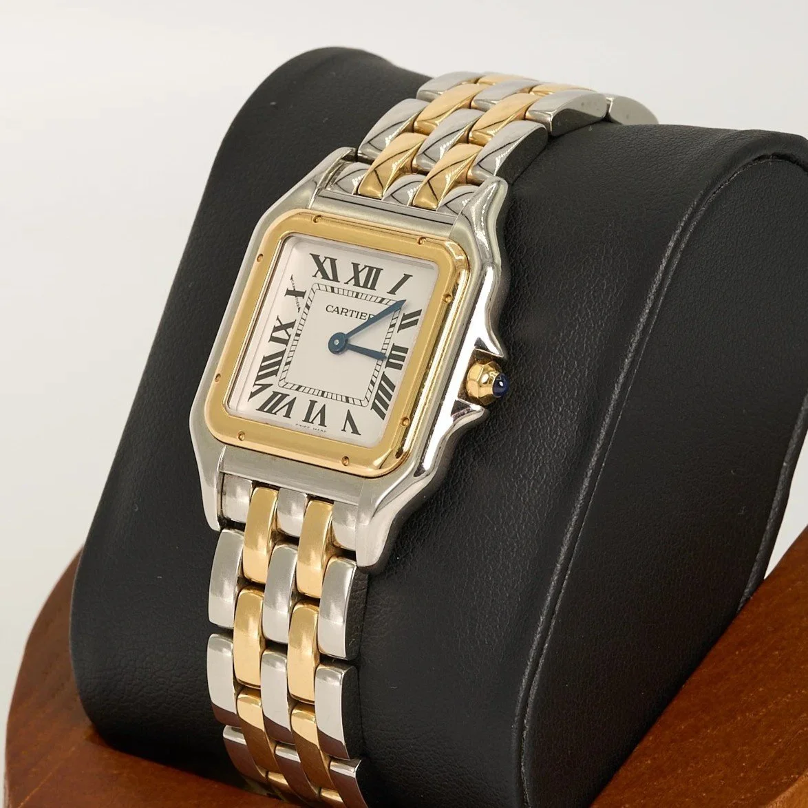 Panthere De Cartier 29mm Two-Tone 18K Yellow Gold & Stainless Steel Watch #W2PN0014 Full Set