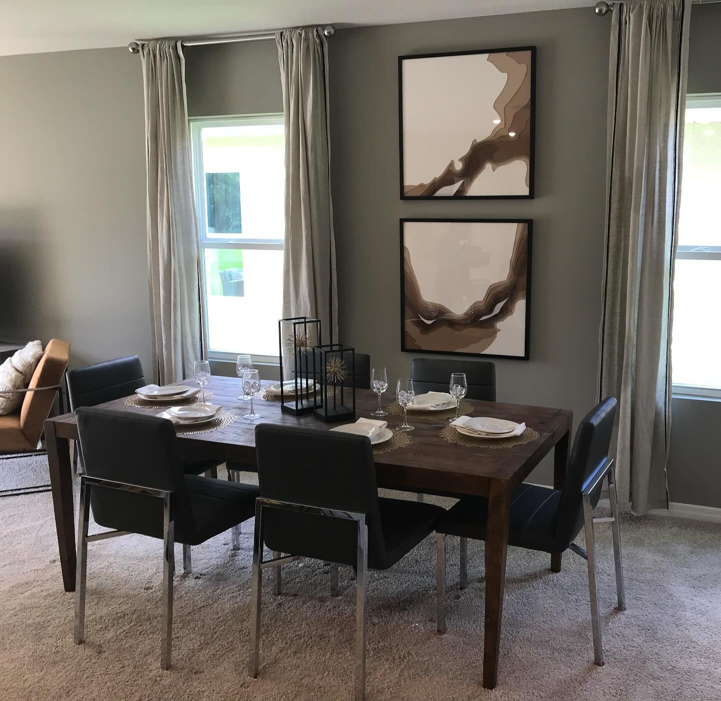 A table set for good food, better conversation, and the kind of moments that make a house feel like home. Book RB &amp; Co Interiors for a free consultation!