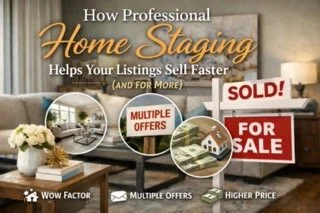 How Professional Home Staging Helps Your Listings Sell Faster (and for More)