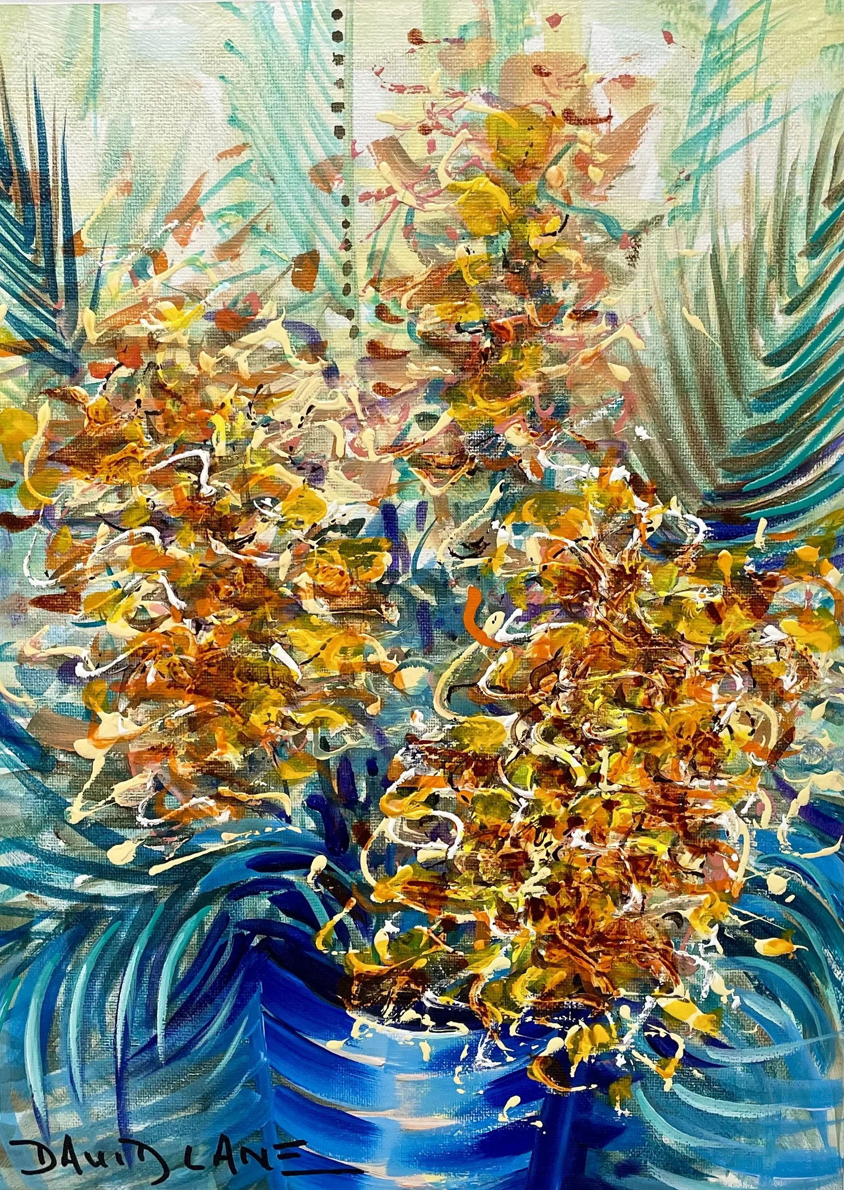 Honeydew 400mmx500mm Acrylic on Canvas $950