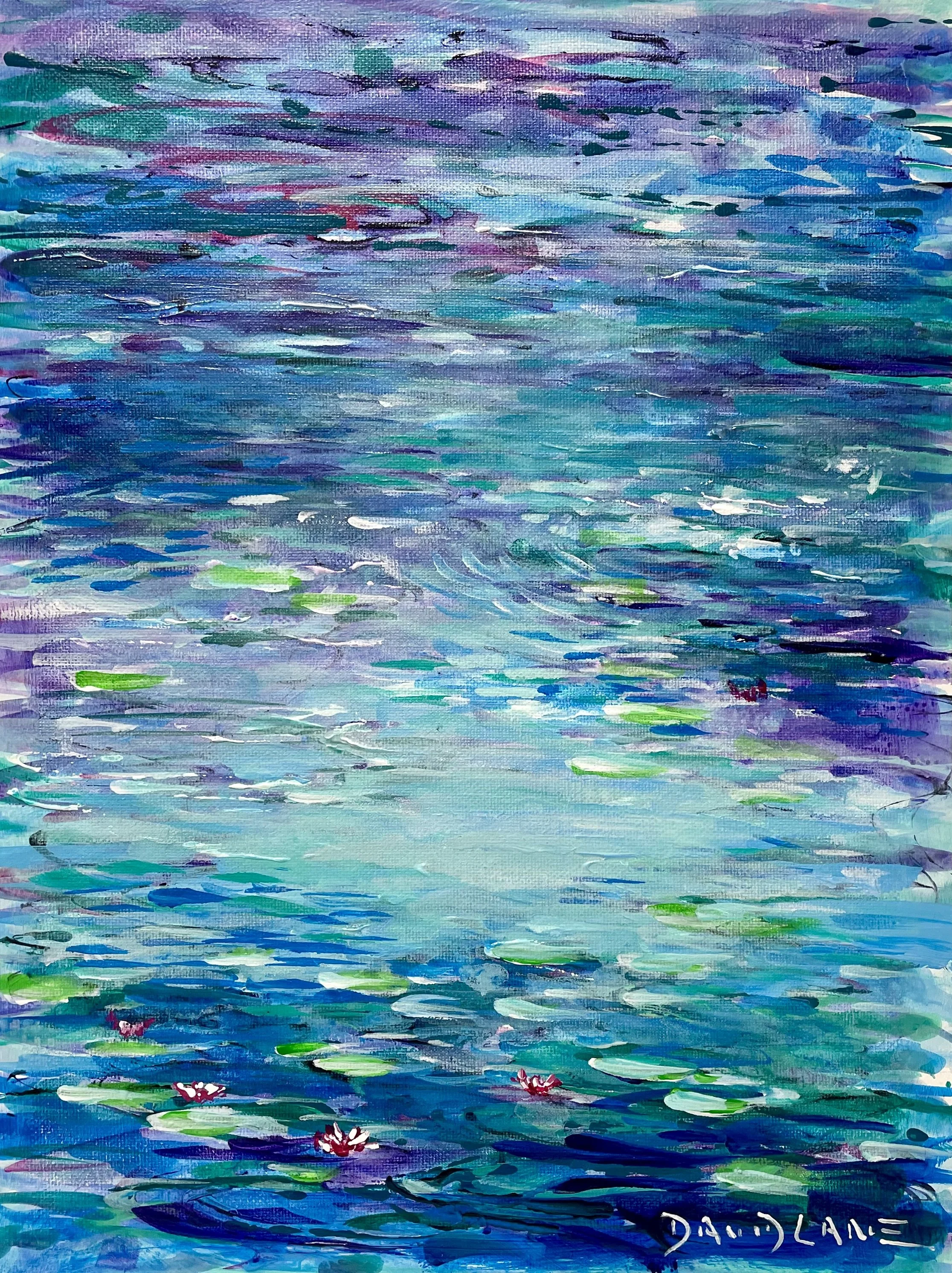 Lil pads 400mmx500mm Acrylic on Canvas $950