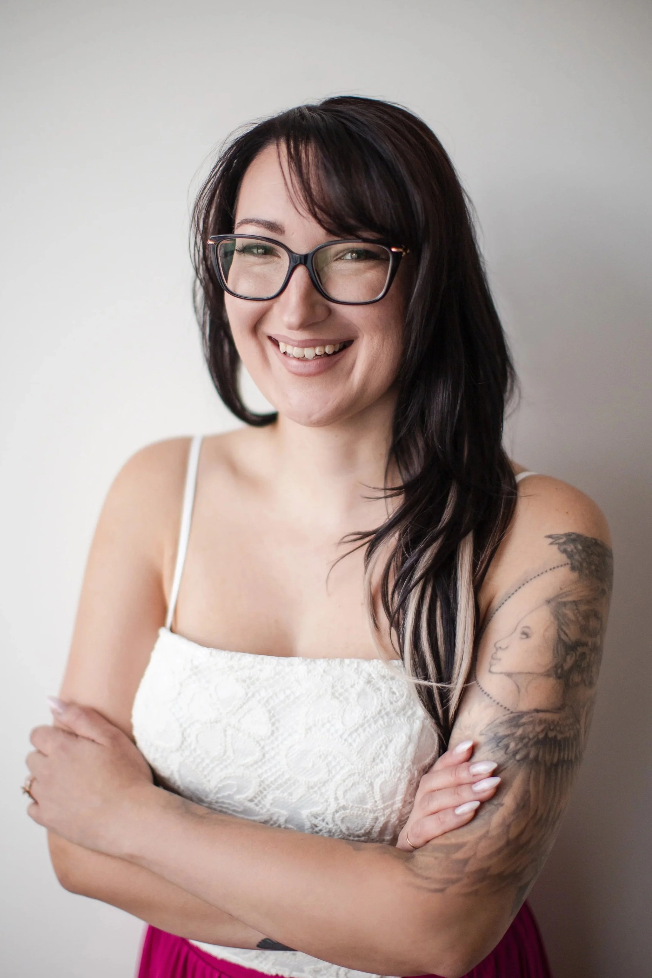 Ashliegh Font, founder and operations lead at A Thread of Clarity in Edmonton, overseeing intakes, administration, and client care coordination.