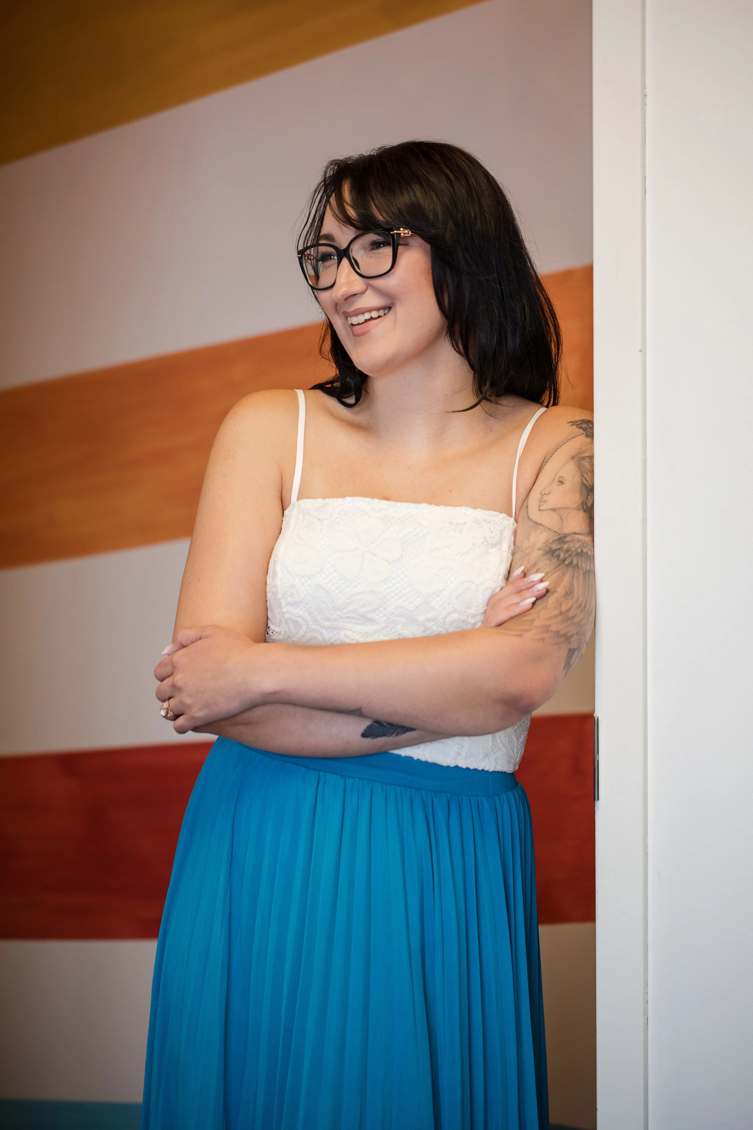 Ashliegh, Founder and Practice Operations Director at A Thread of Clarity in Edmonton.