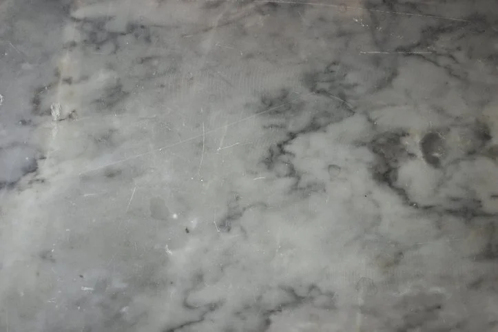 countertop with marks etching and scratches
