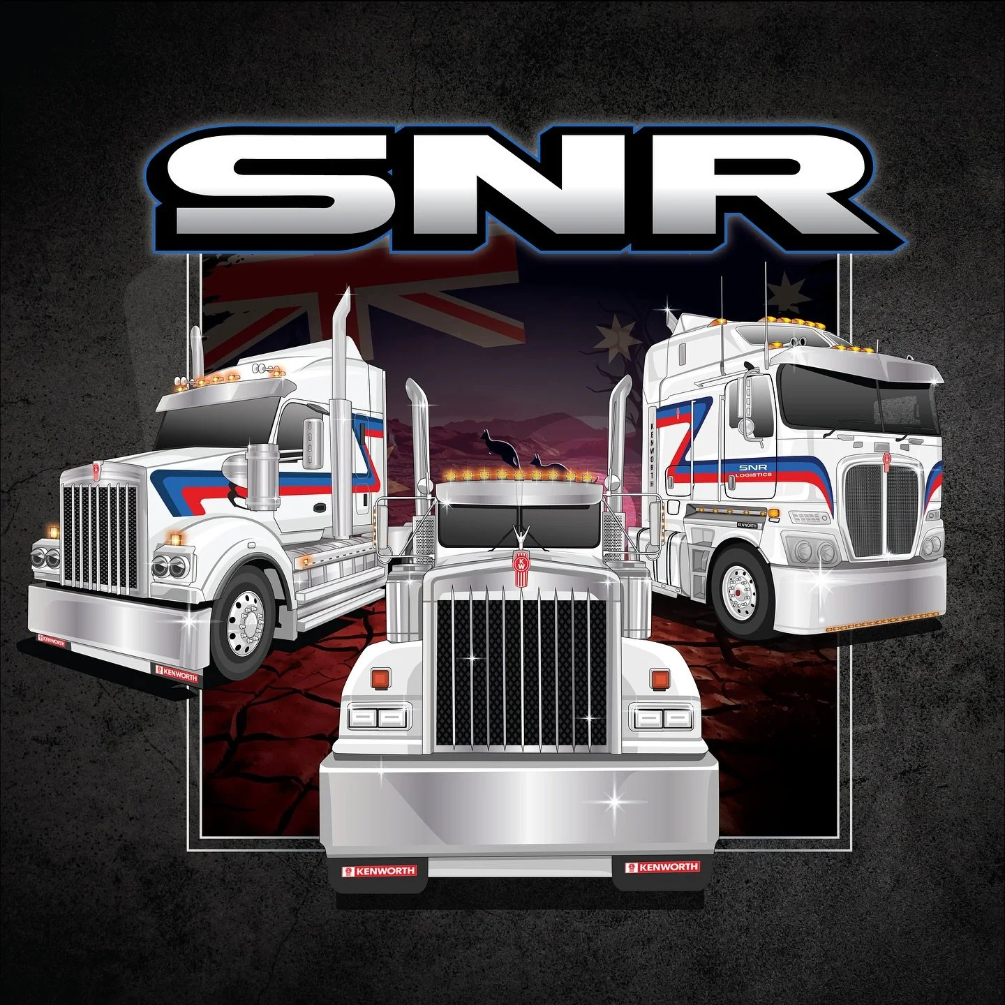 A recent T-Shirt design we did up with custom truck illustrations for a big stand out back piece 🙌
Design and Supply packages available on all apparel and workwear - DM us today! 
.
.
.
#trucking #trucklife #truckinglife #truckingindustry #truckdai