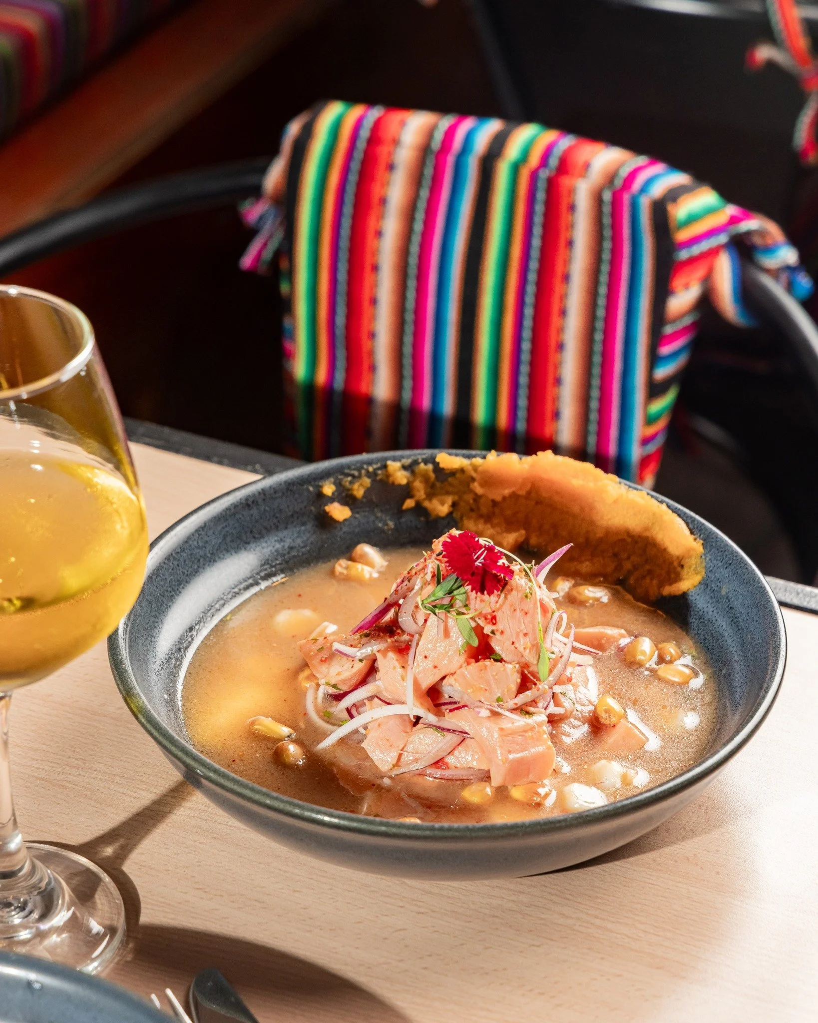 Enkai ceviche presentation