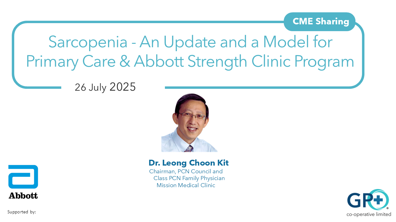 Sarcopenia - An Update and a Model for Primary Care &amp; Abbott Strength Clinic Program