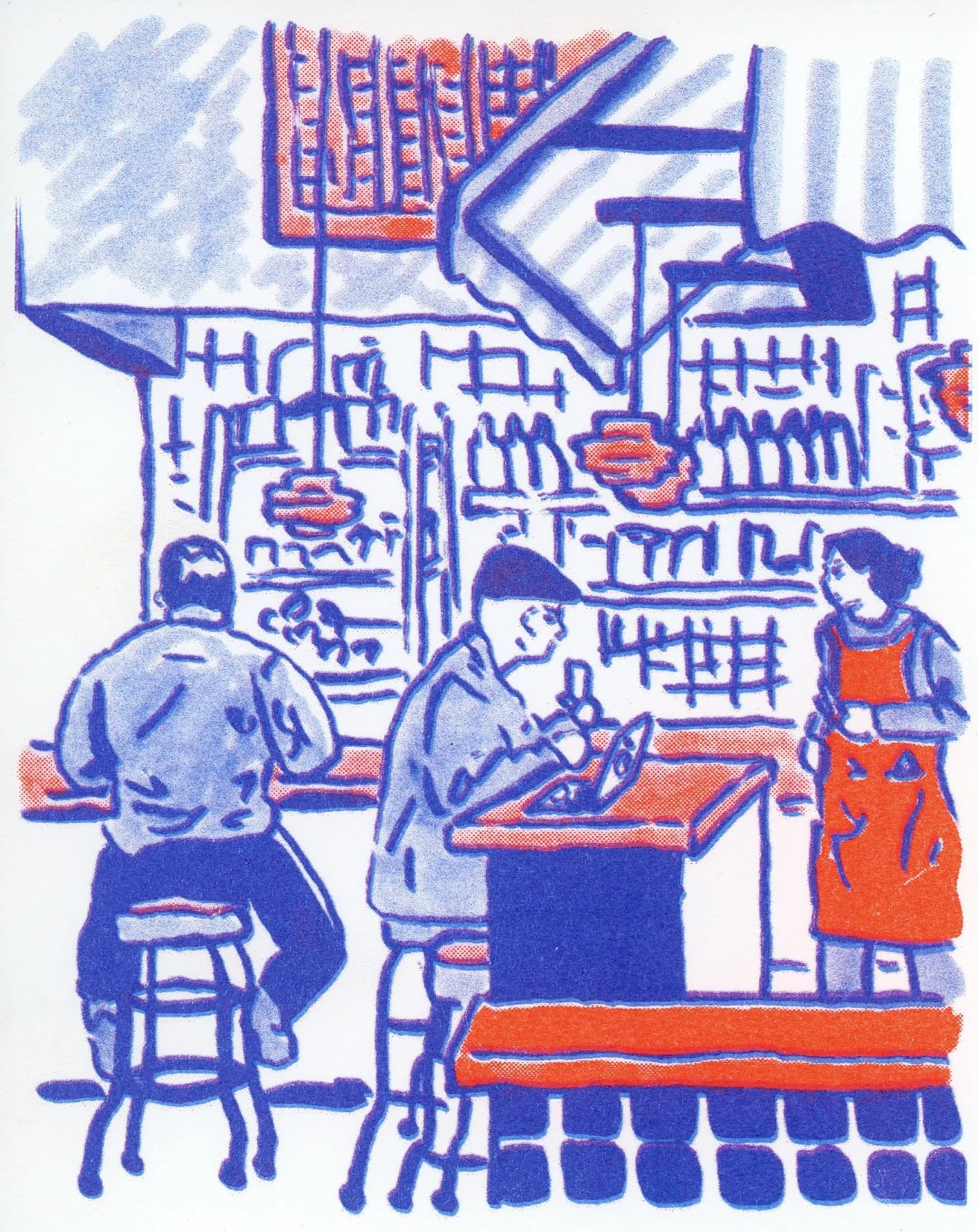 Restaurant Risograph