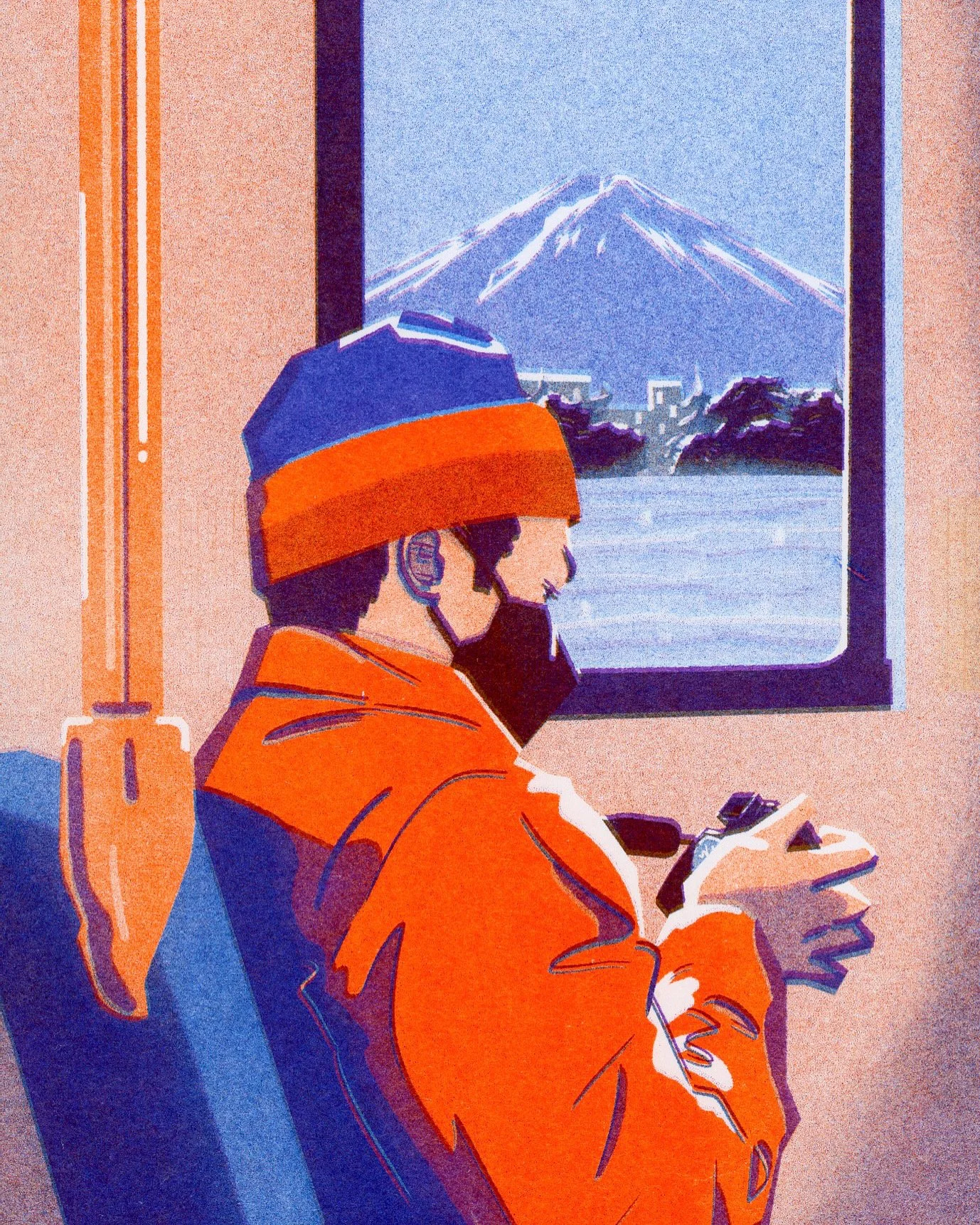 Mt. Fuji Risograph