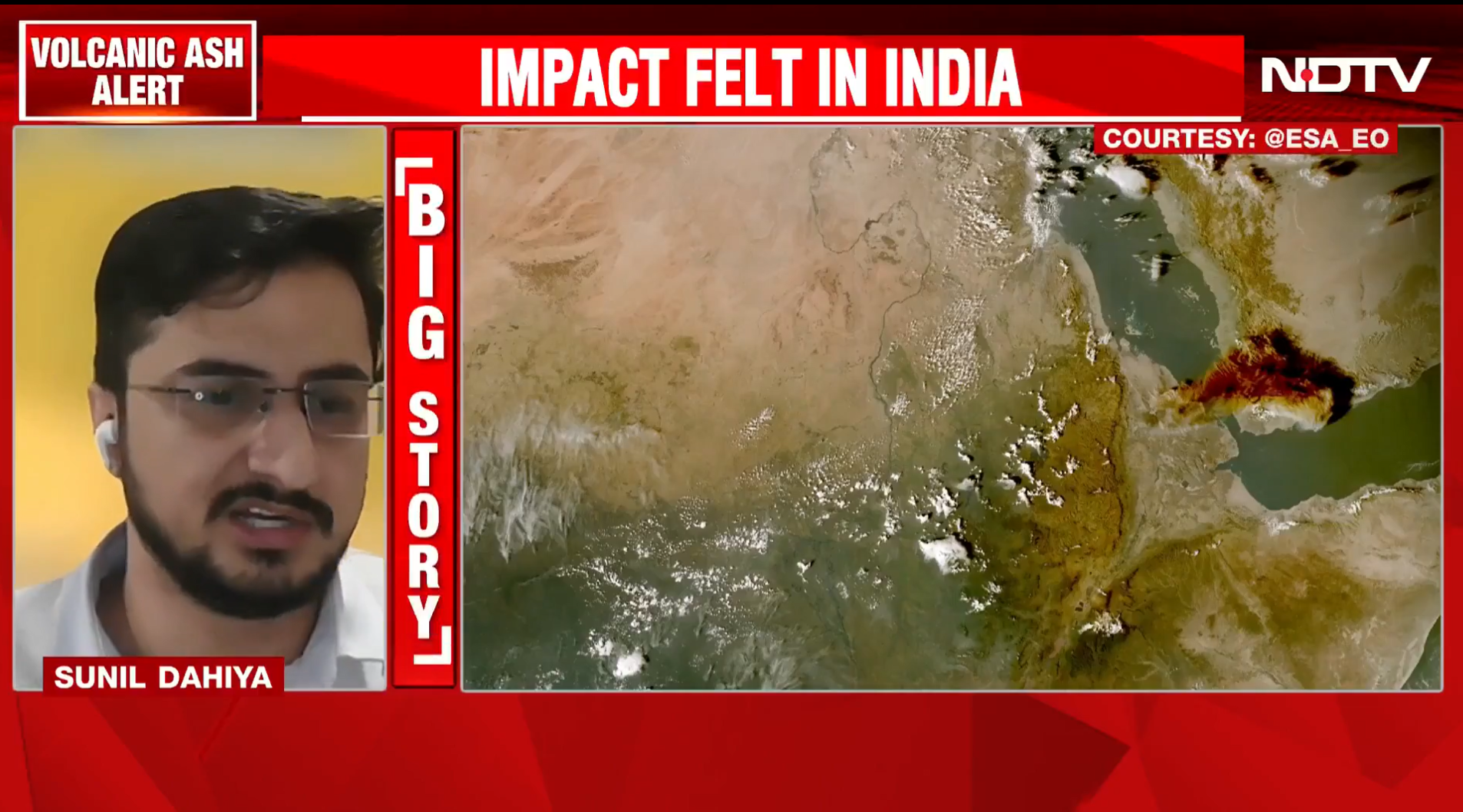 Will Ethiopian volcanic ash plumes in Delhi affect air quality?