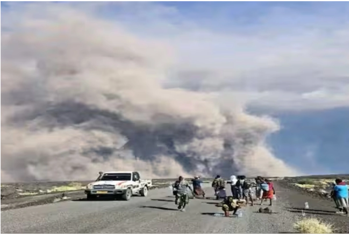 Will Ethiopian Volcanic Ash Further Pollute Delhi NCR ? Air Traffic Disruption Significant