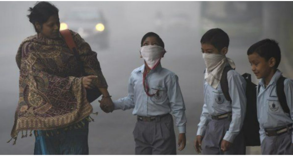 Escolas primárias de Nova Deli encerradas devido à poluição atmosférica
