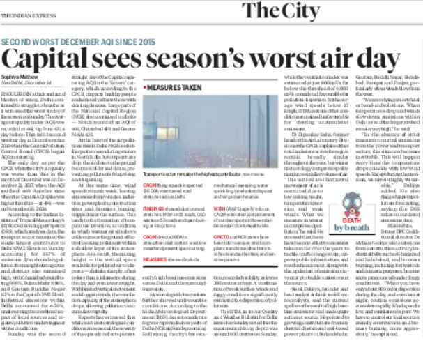 Capital sees season’s worst air day