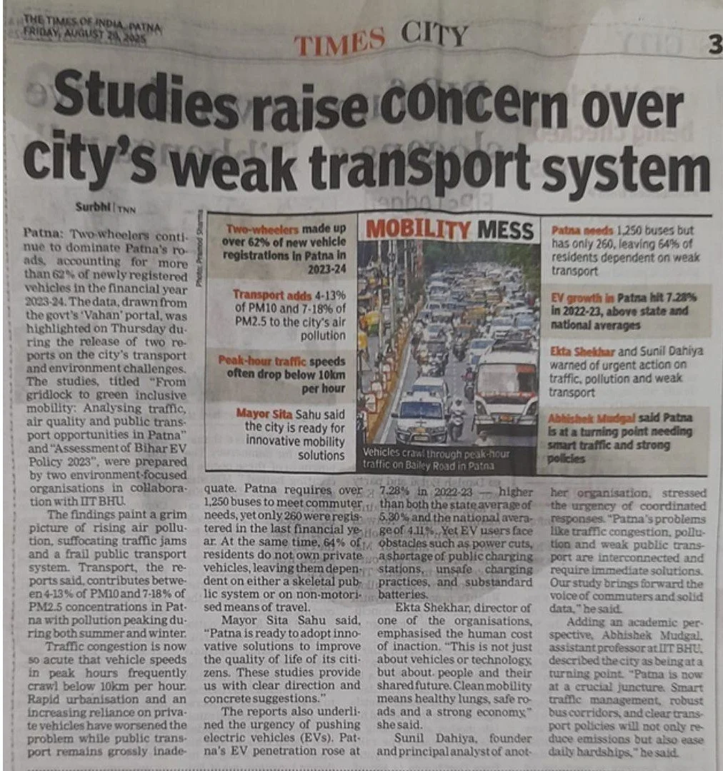 Studies raise concern over city’s weak transport system