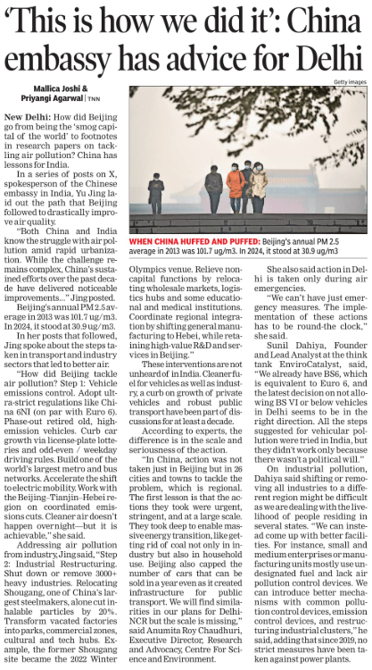 This is how we did it’: China embassy has advice for Delhi