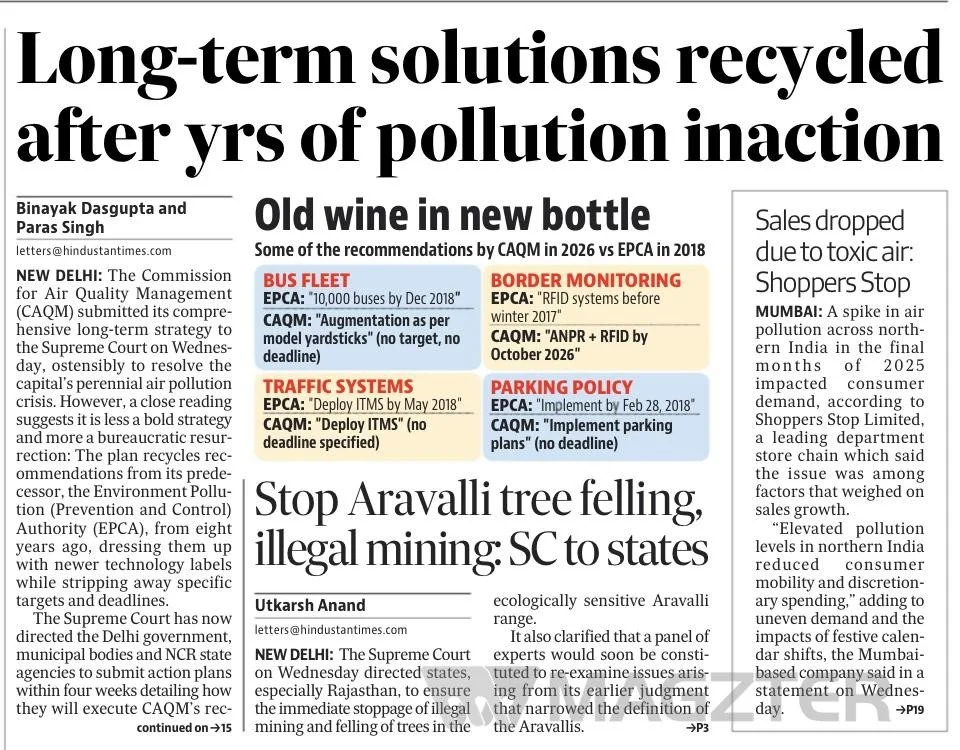 Long-term solutions recycled after yrs of pollution inaction