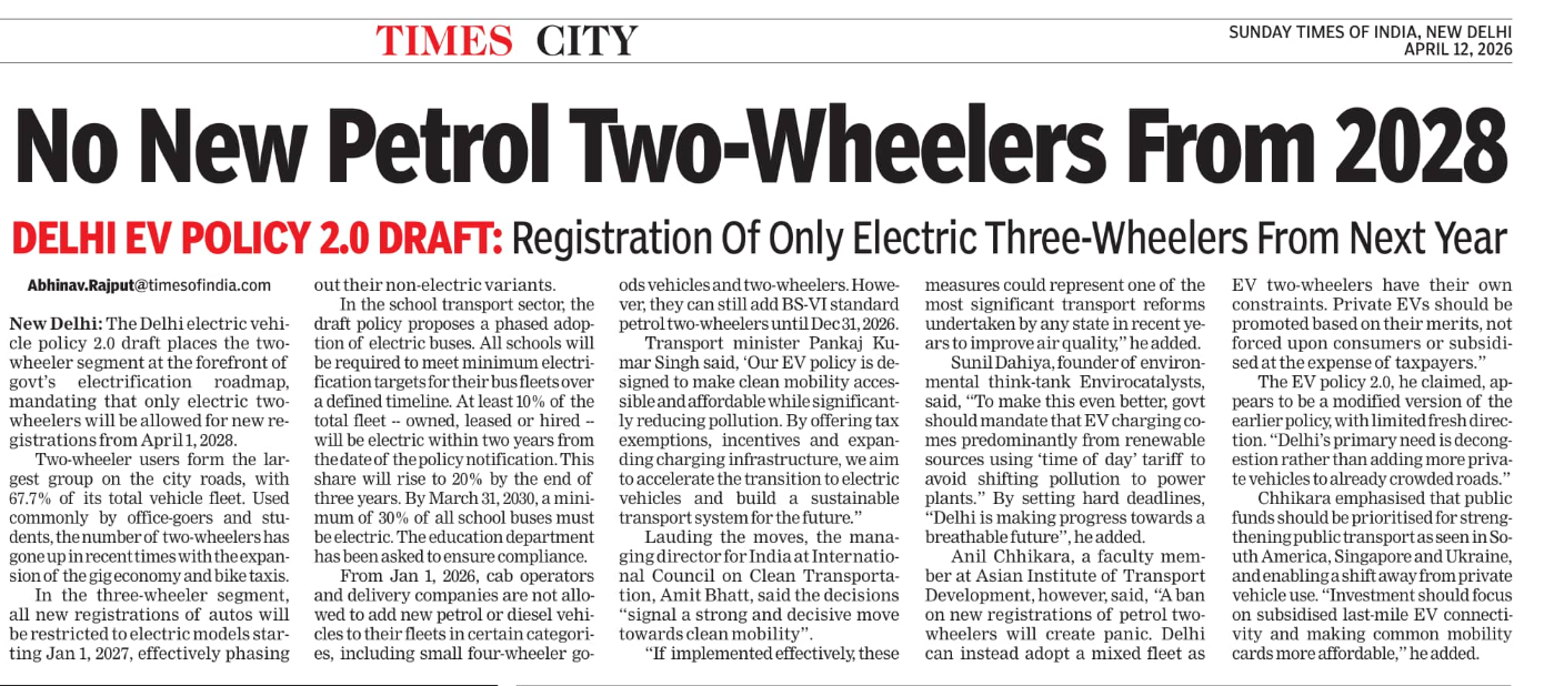 No New Petrol Two-Wheelers From 2028