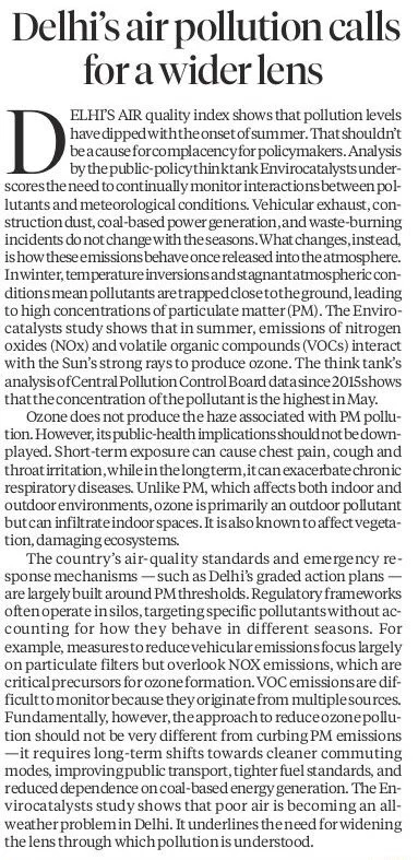Delhi’s air pollution calls for a wider lens