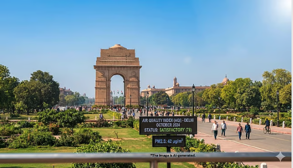Delhi sees lower air pollution levels this October