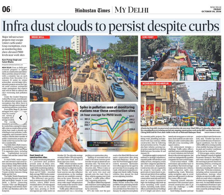 Infra dust clouds to persist despite curbs