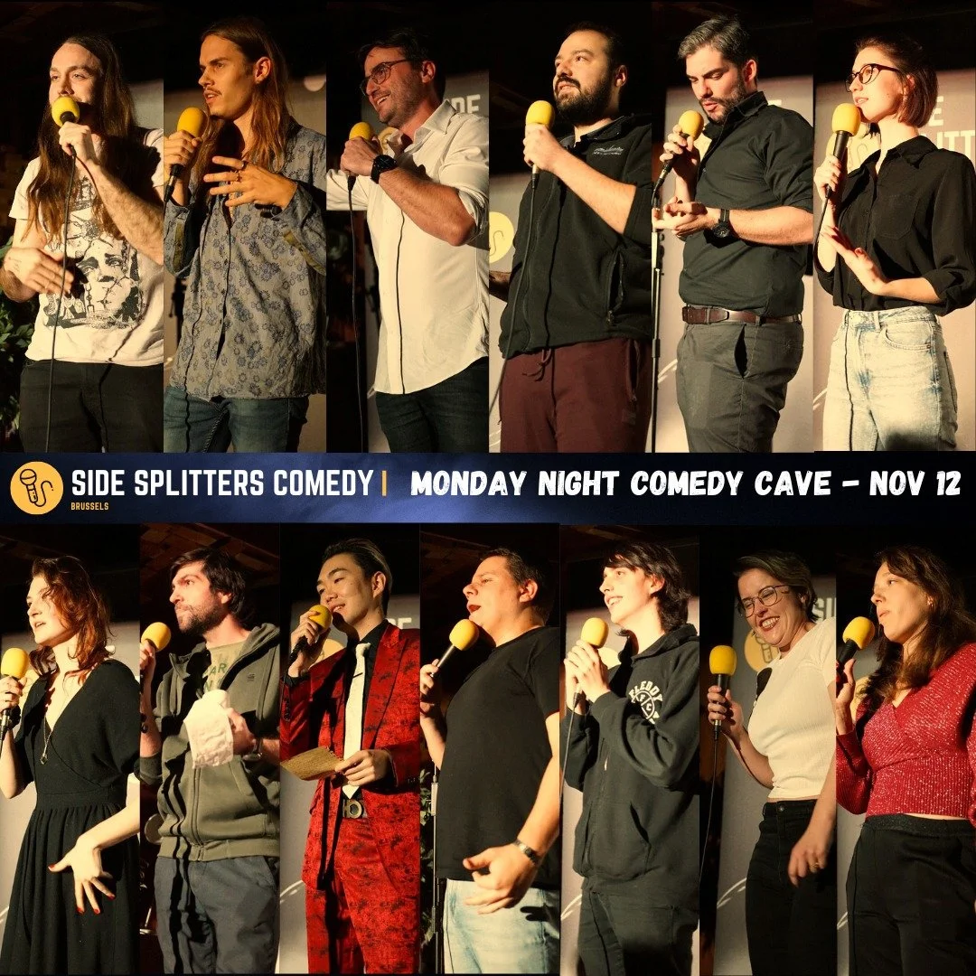 About last night&hellip; Side Splitters Comedy&rsquo;s Tuesday Night Comedy Cave took place at l&rsquo;Am&egrave;re &agrave; Boire Saint Gilles - where we welcomed 13 amazing comedians, MC&rsquo;d by Louise Day (@louisedaytoday).

Thank you to all of