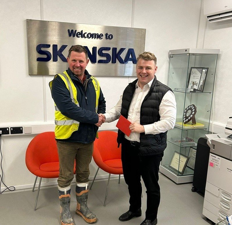 Skanska awards of MOD Ashchurch for December