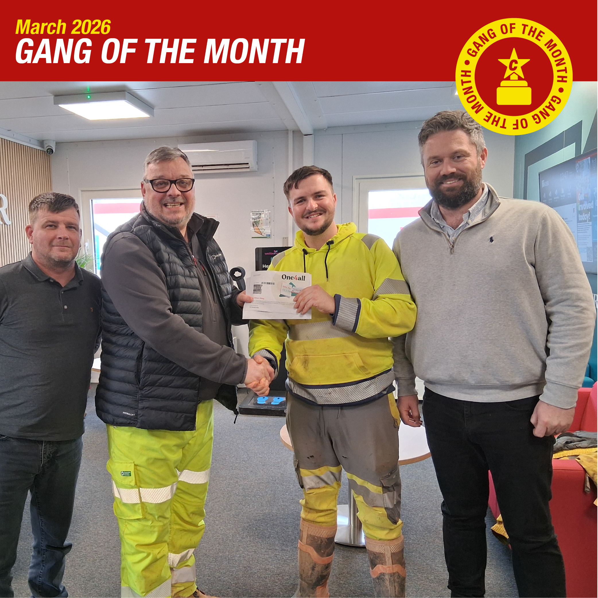 Employee of the Month - Channings Wood