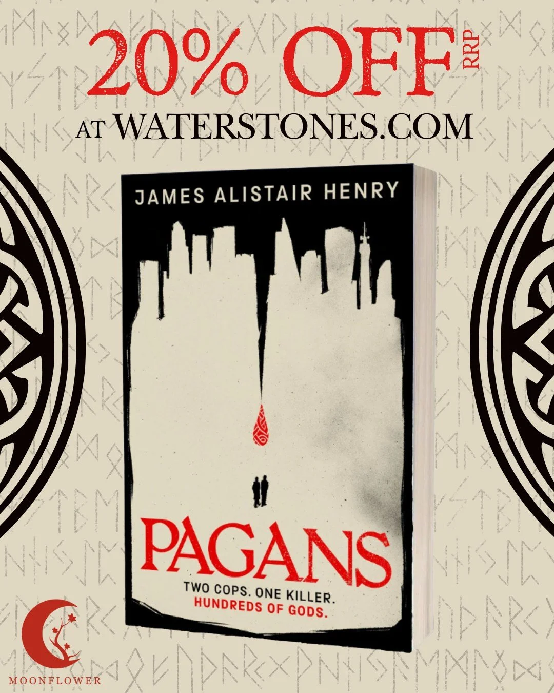 PSA: If you haven't picked up your copy of @james521henry's Pagans yet (WHY NOT), it's currently 20% off in Waterstones' Summer Bestsellers offer. More "banga" (bang) for your "sceatta" (buck, sort of). Enjoy! https://www.watersto