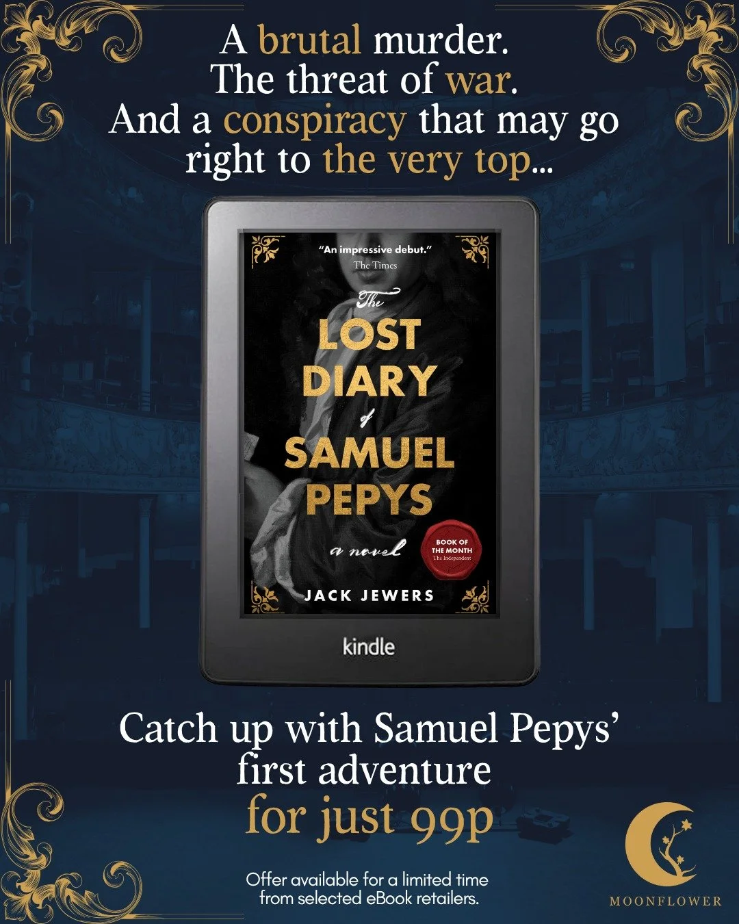 With @jackjewers' gripping historical thriller, Seething Lane, released tomorrow, we have a treat for you. Get the first instalment of our Sam's adventures, The Lost Diary of Samuel Pepys, for just 99p. Link in bio or copy and paste: https://www.amaz