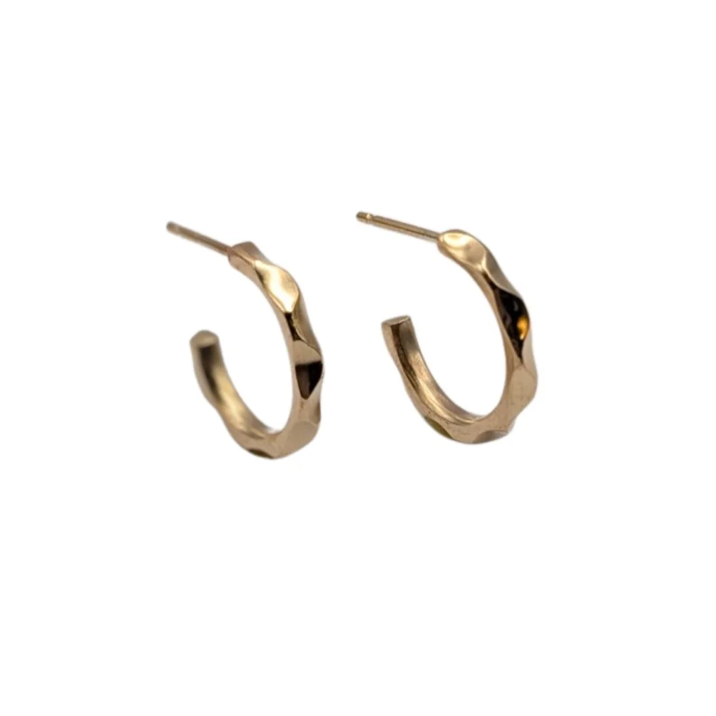 9ct Yellow Gold Tulca Huggies