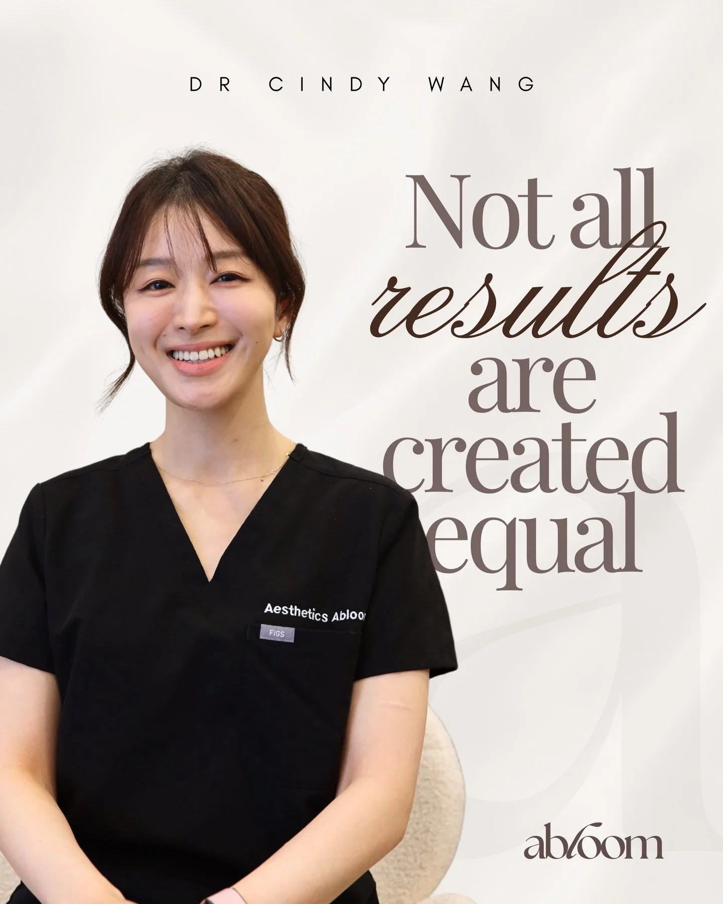 DR CINDY WANG &mdash; AT AESTHETICS ABLOOM

For the first time, we&rsquo;re revealing the doctors behind the work we do to help you bloom.

For many of you, Dr Cindy has already been part of your journey at Aesthetics Abloom &mdash; someone you know 