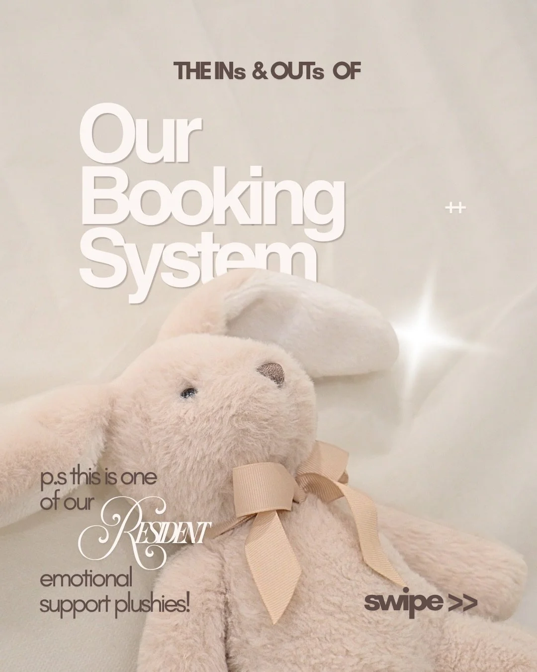 YUP, bookings are now open for May and our plushies would LOVE to see you in the clinic! 

DM for any inquiries, big or small.
Book online for a slot to see us (and the new space x) 

We can&rsquo;t wait to help you bloom 🫶