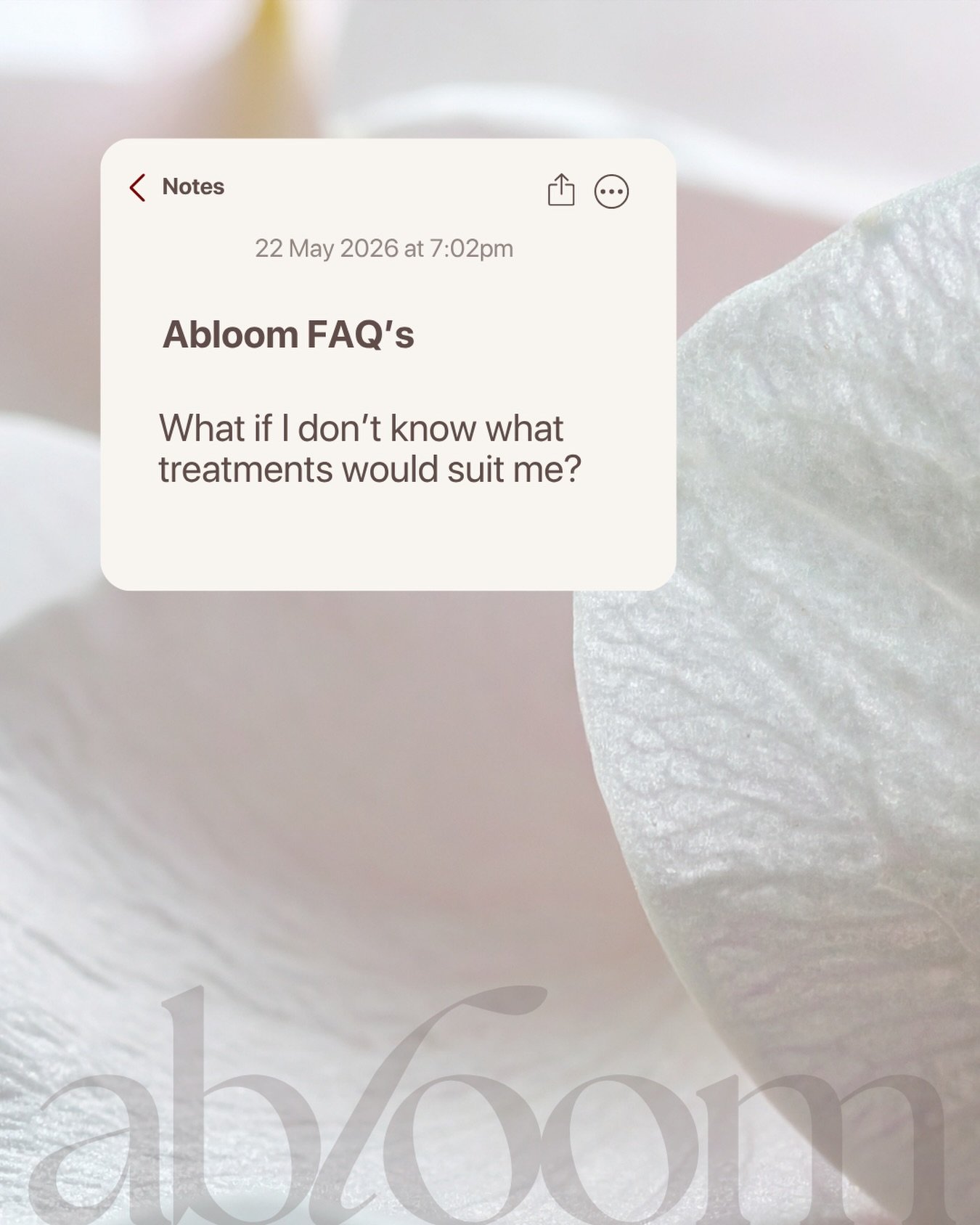 Not sure where to start? 

With so many aesthetic treatments available, it can feel overwhelming trying to work out what&rsquo;s right for you.

That&rsquo;s why we offer complimentary, obligation-free consultations, a chance to discuss your concerns