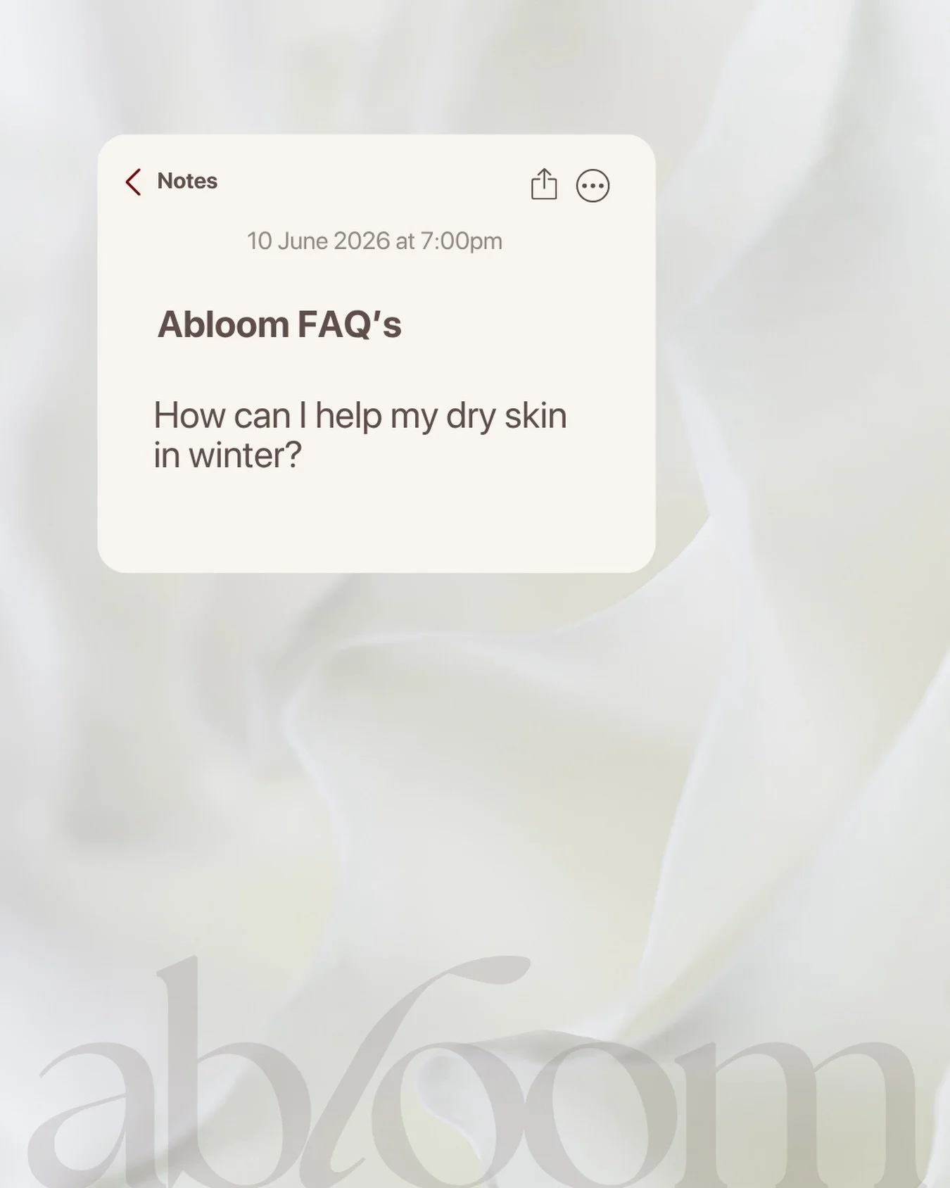 Is your skin feeling the mid-winter blues? 

Winter brings lower humidity levels and increased exposure to indoor heating, both of which can affect your skin barrier and reduce moisture retention.

A few simple ways to support your skin this season: 