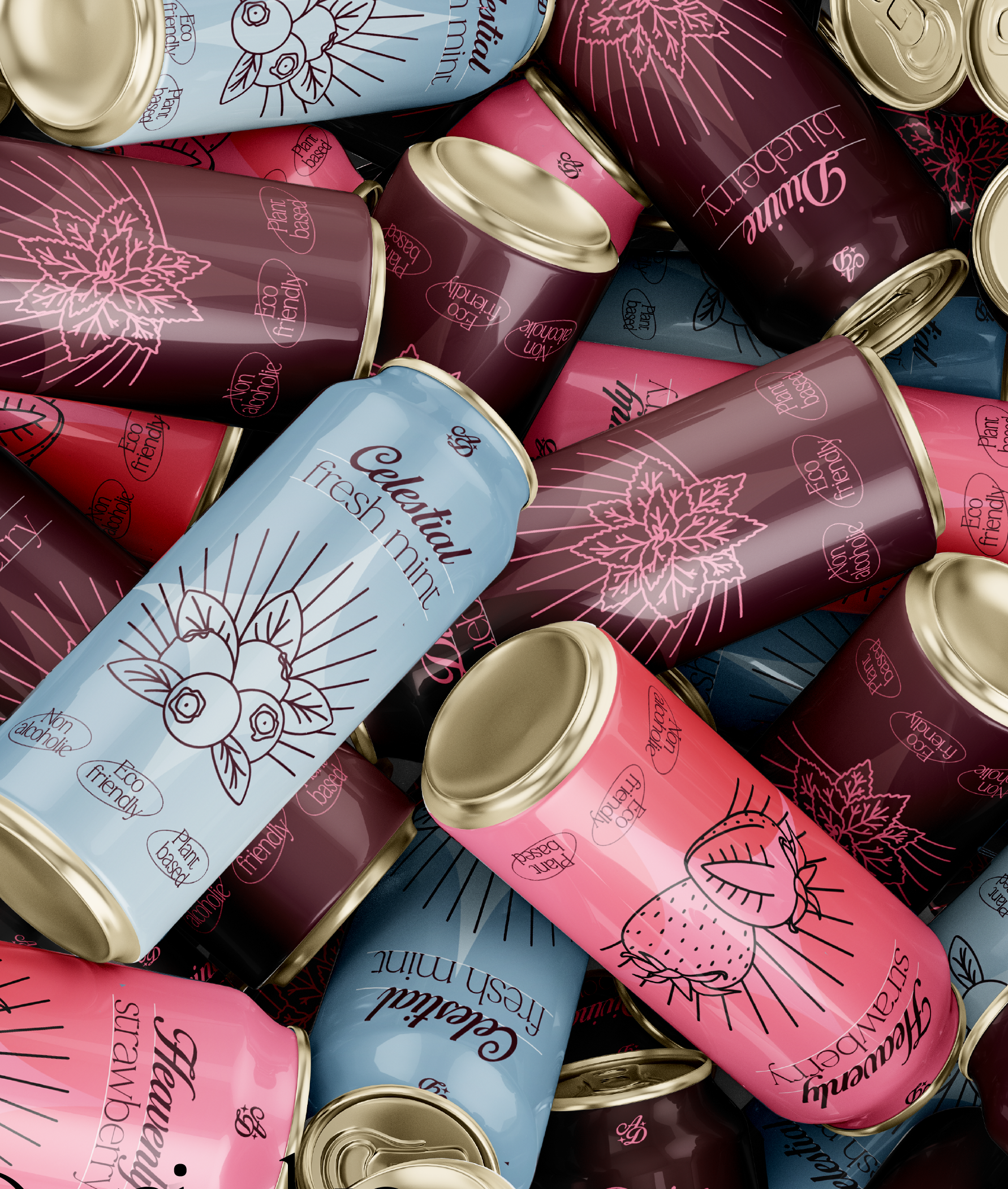 Identité visuelle - Angel's Drinks