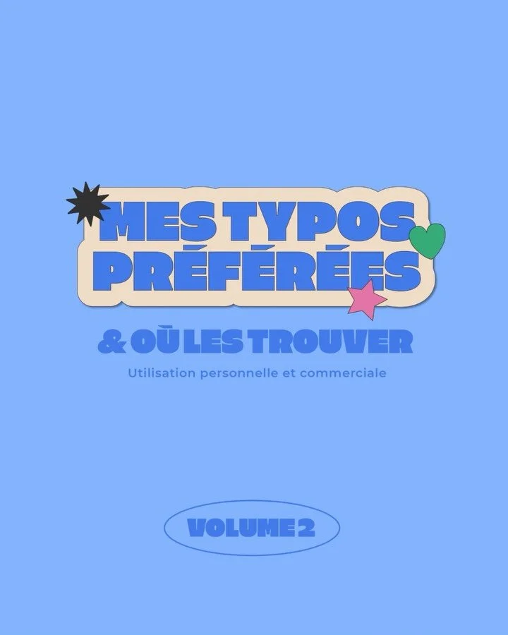 Mes derni&egrave;res typographies pr&eacute;f&eacute;r&eacute;es ! ☺️

En qu&ecirc;te d&rsquo;une identit&eacute; visuelle moderne et vibrante ? D&eacute;couvre mon univers cr&eacute;atif et parlons de ton projet ! 🎨

Direction Artistique I Branding