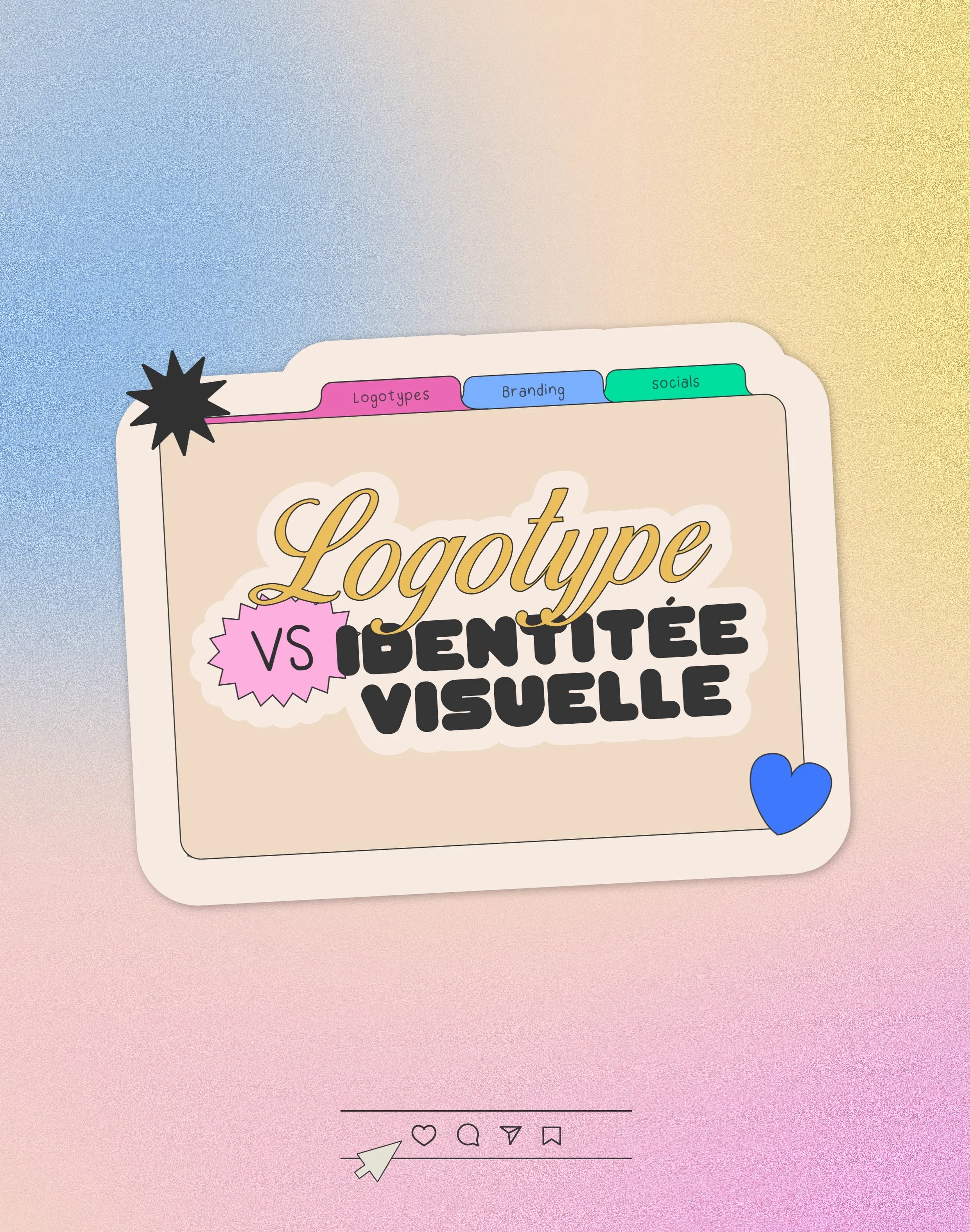 Logo VS identit&eacute; visuelle&hellip; Un bon logo ne suffit pas, sans une identit&eacute; visuelle forte pour l&rsquo;accompagner ! C&rsquo;est elle qui cr&eacute;e une image de marque coh&eacute;rente, m&eacute;morable et professionnelle.

Tu es 