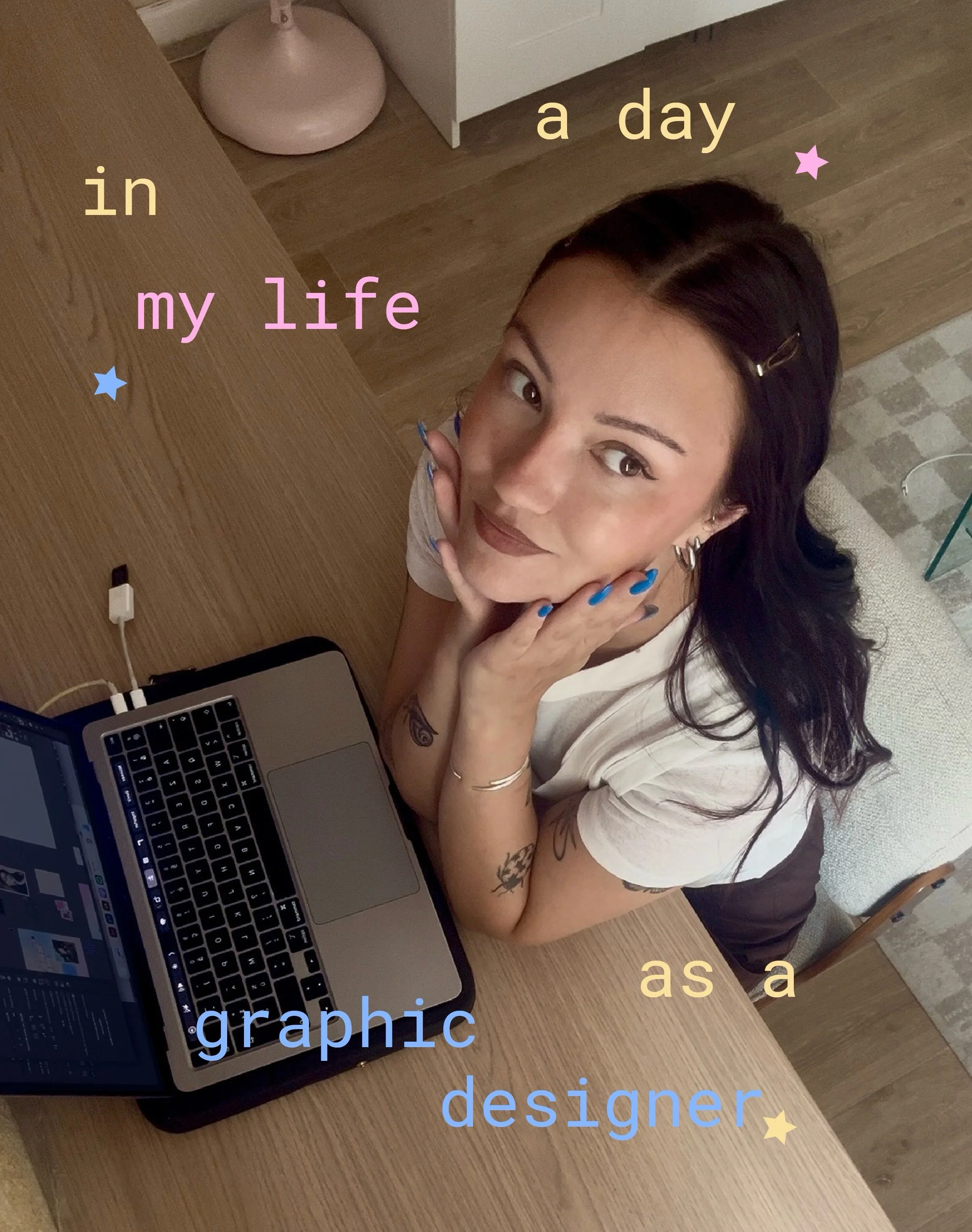⭐️ another mini day in my life ⭐

Tu es &agrave; la recherche d&rsquo;une identit&eacute; visuelle moderne et color&eacute;e ? Viens jeter un coup d&rsquo;&oelig;il &agrave; mes r&eacute;alisations et parlons de ton prochain projet ! 😊

Direction Ar
