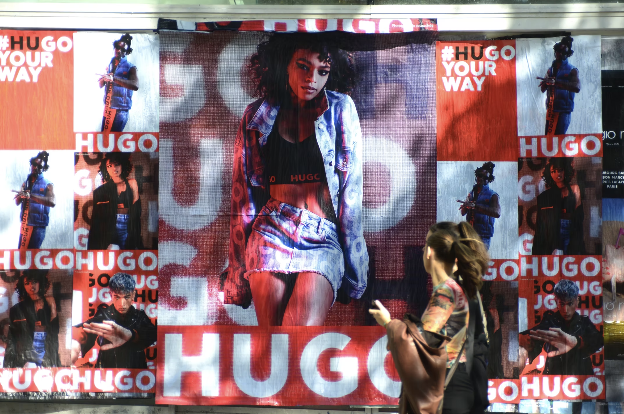Fresque murale publicitaire