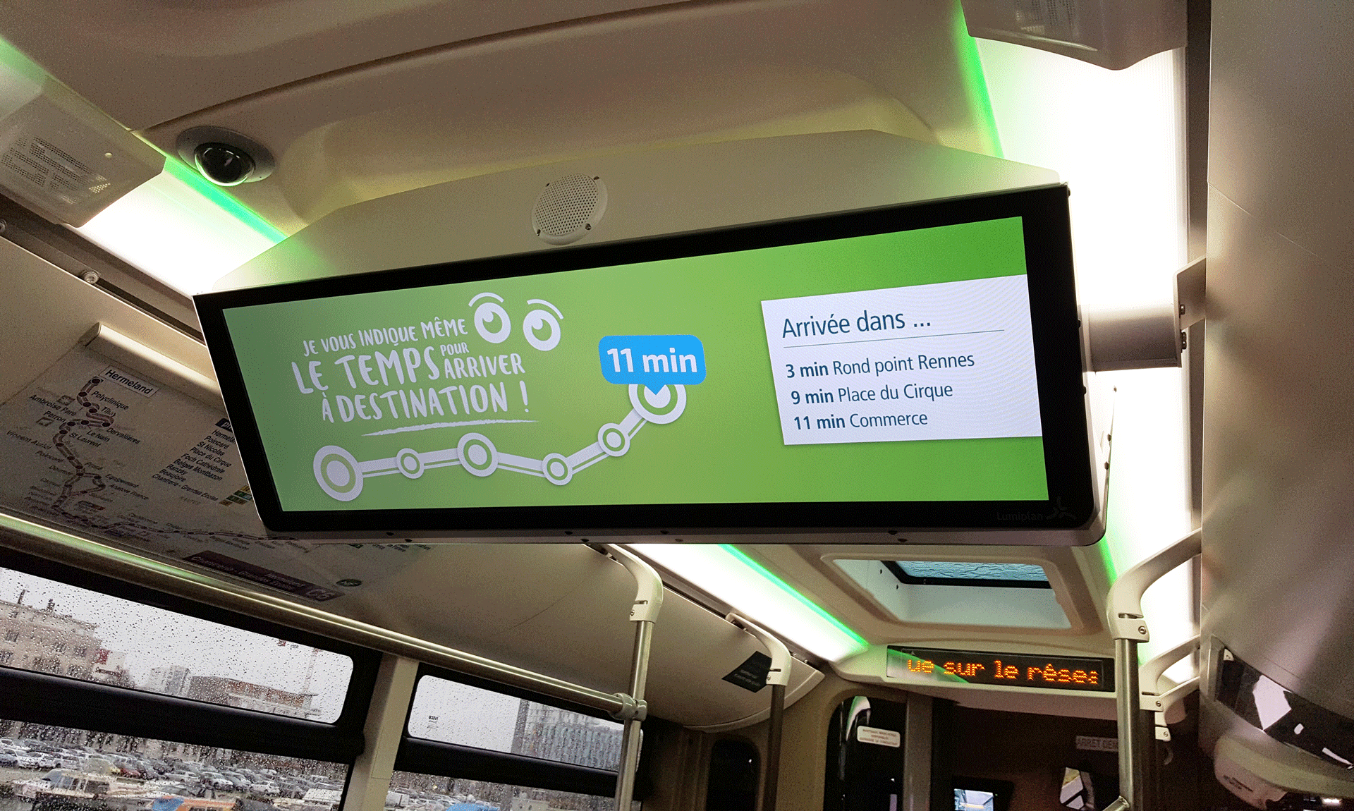 Les panneaux d’affichage intérieur