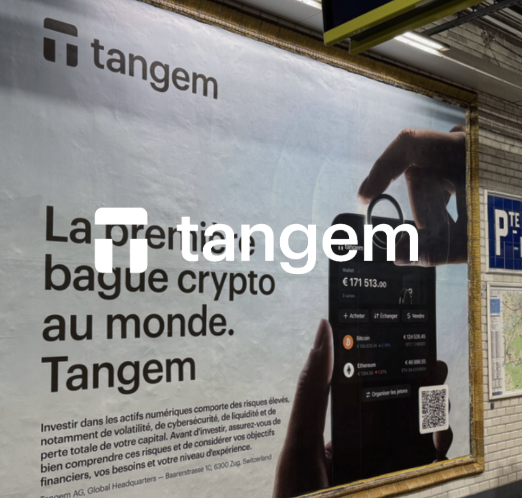 Étude cas Publicité Extérieure - Tangem Wallet