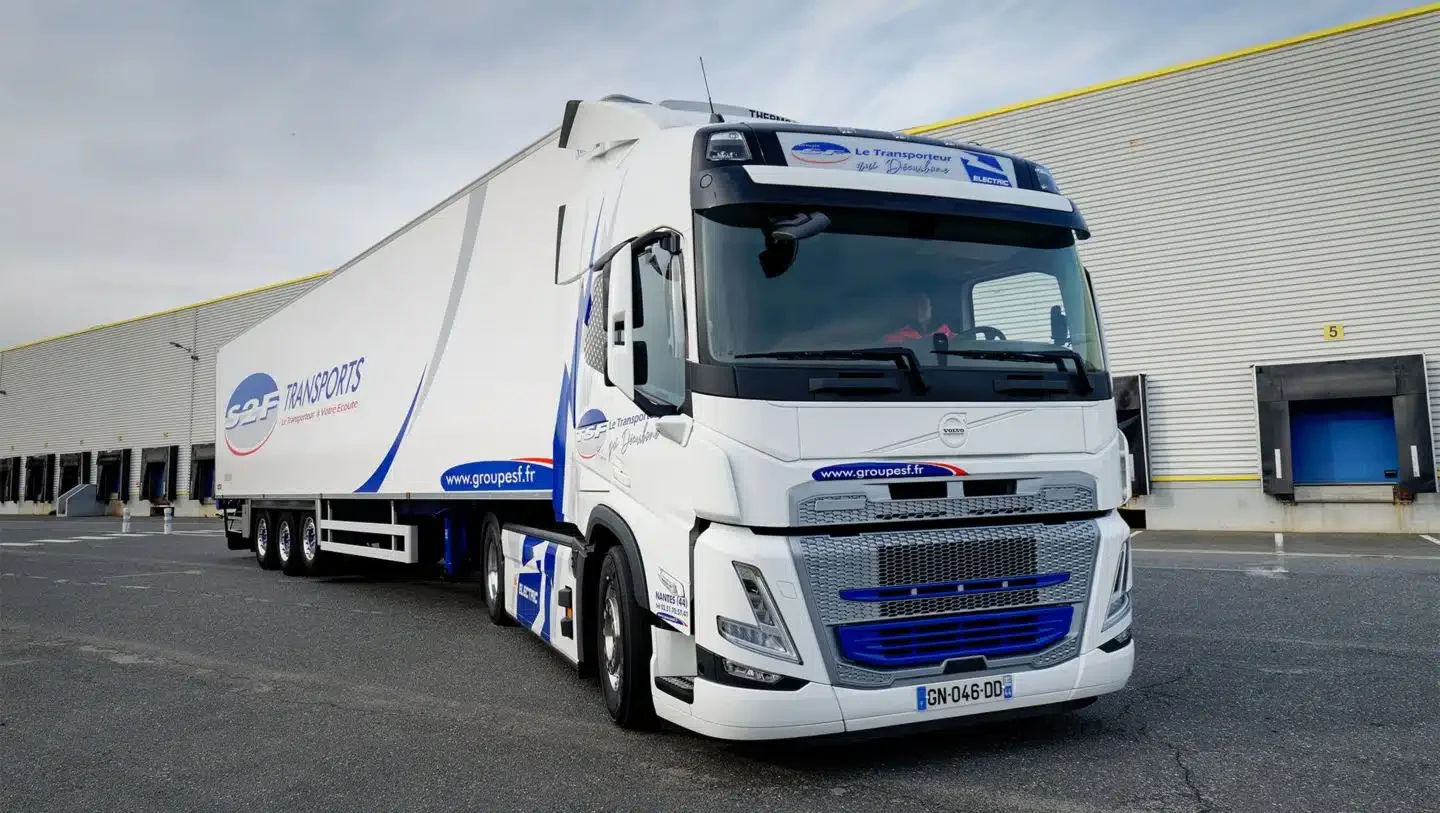 Publicité sur camion