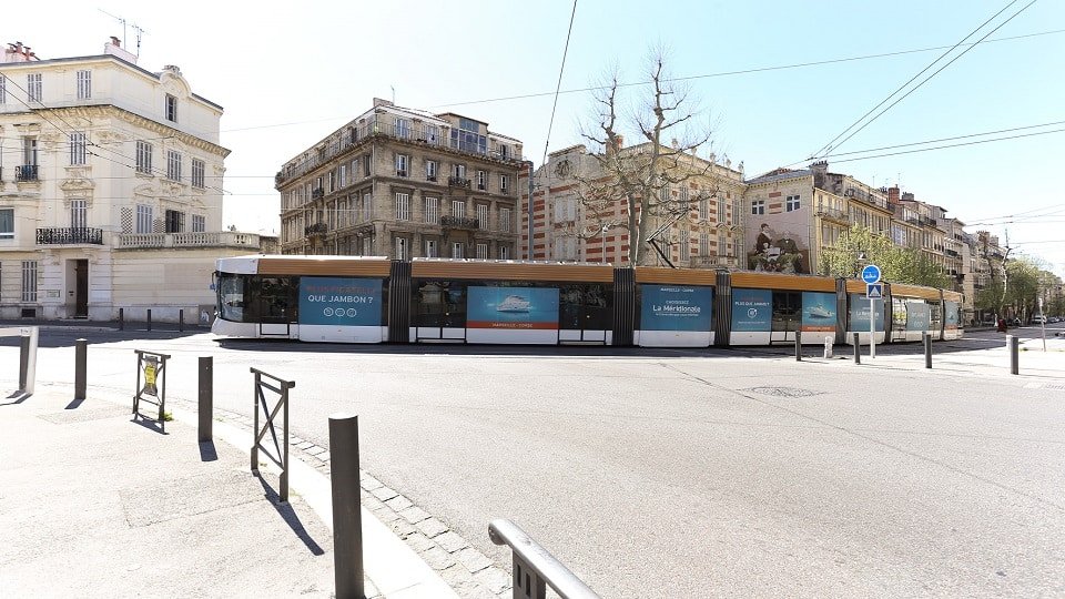 Affichage Tramway Marseille