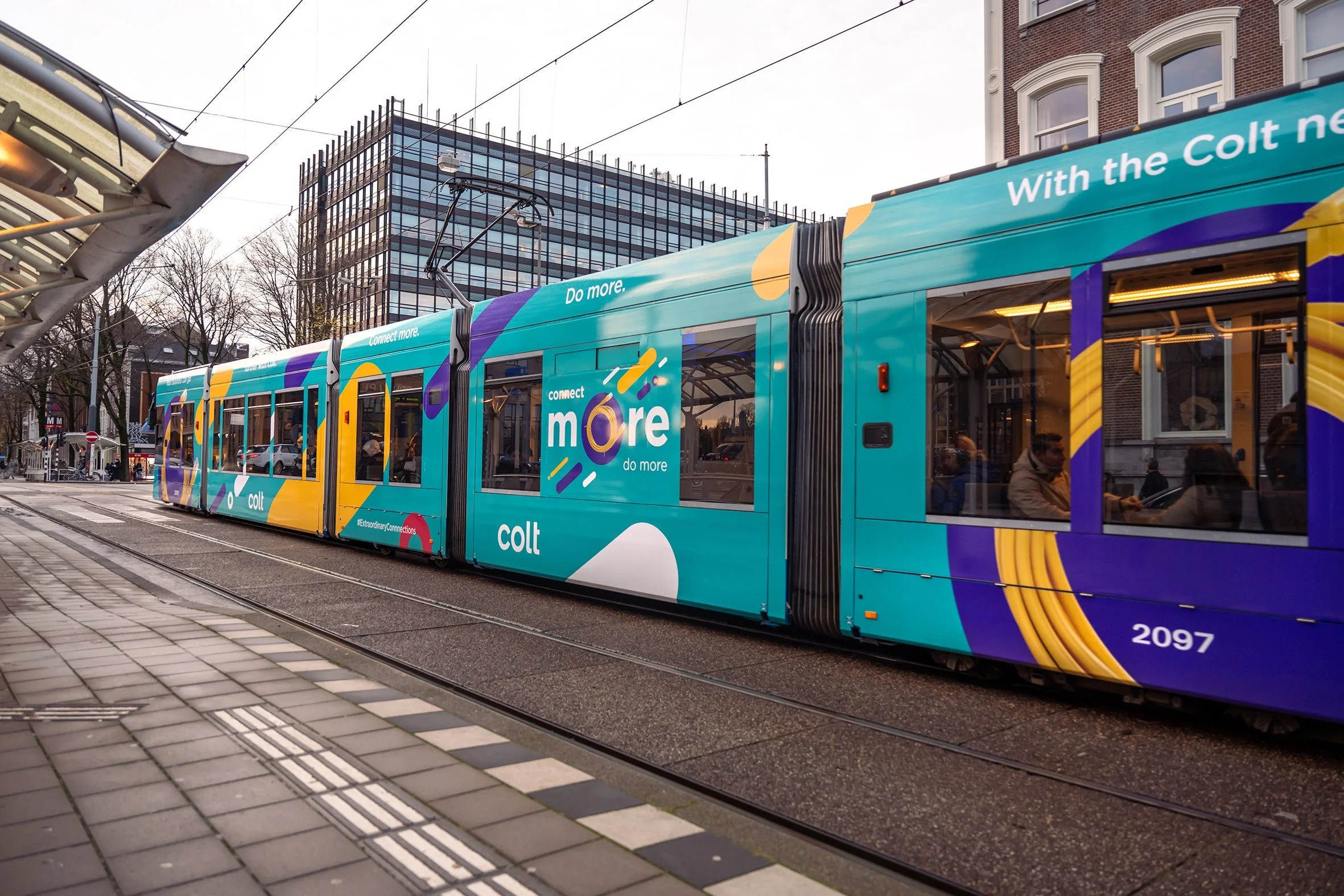 Publicité tramway Paris