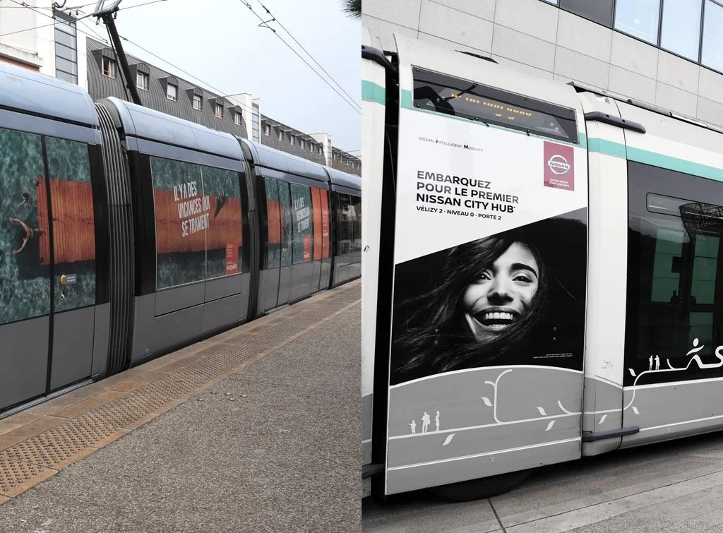 Publicité tramway france