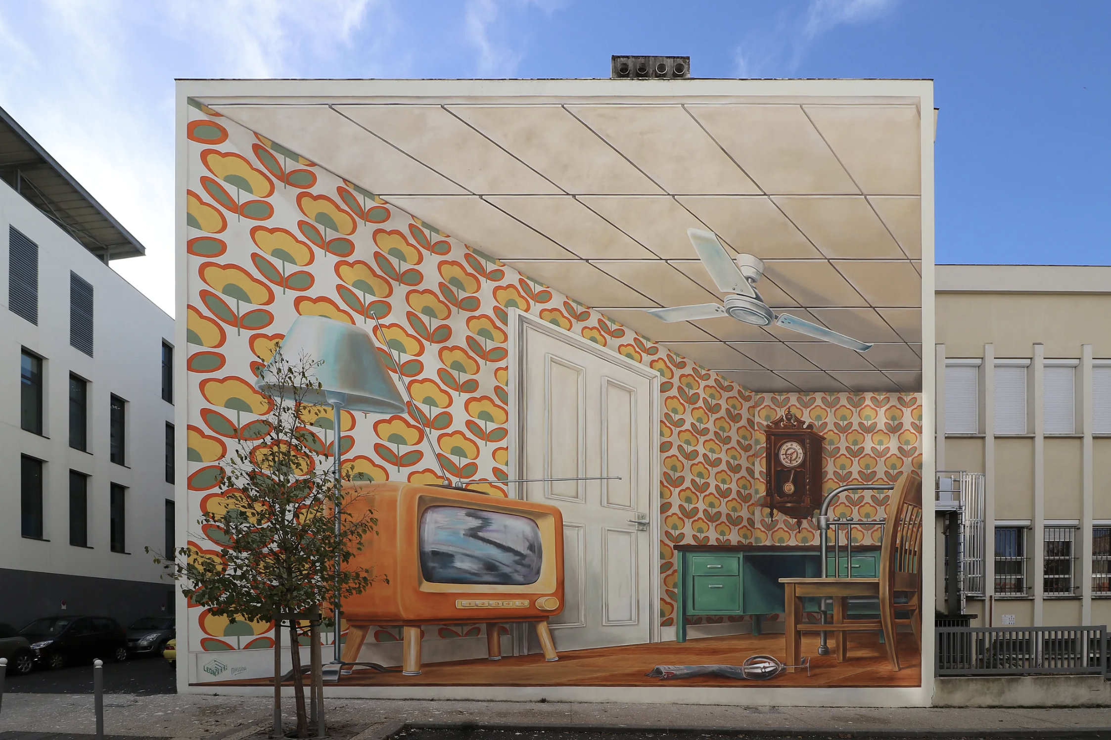 Fresque 3D ou anamorphique