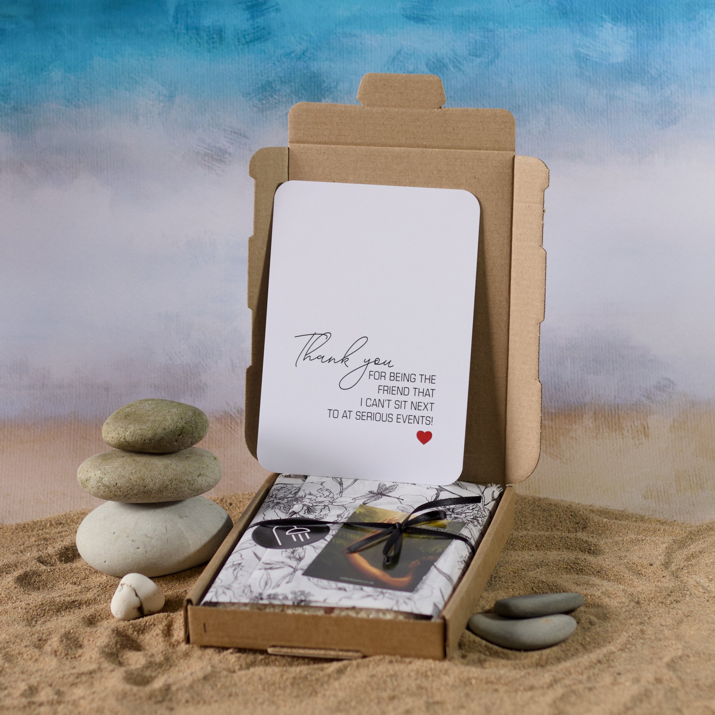 Thank you for being the friend I can't sit next to at serious events!